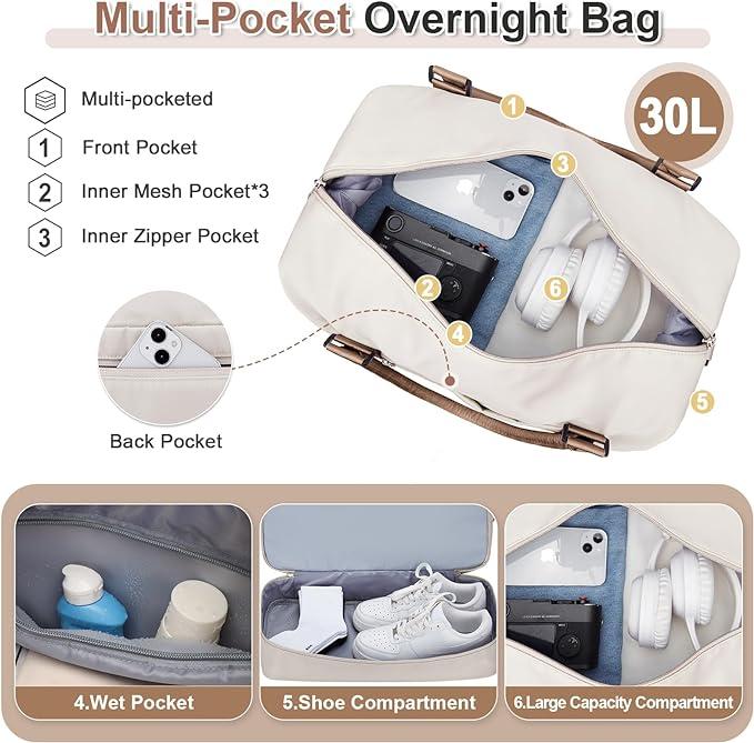 Immagine prodotto Only-Bags.Store 3 pezzi in viaggio con una borsa a mano grande, una borsa sportiva e un bagaglio impermeabile