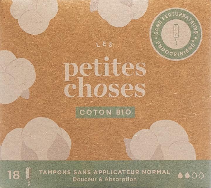 Actual product image Les Petites Choses Tampons normal organic (18 x, Regular)