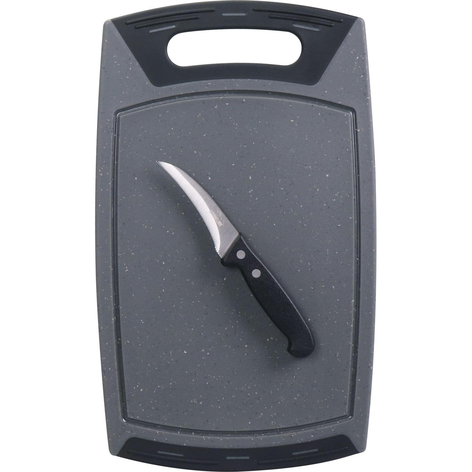 Thumbnail - Stoneline Schneidebrett und Gemüsemesser Set, 2-tlg., Schneidebrett