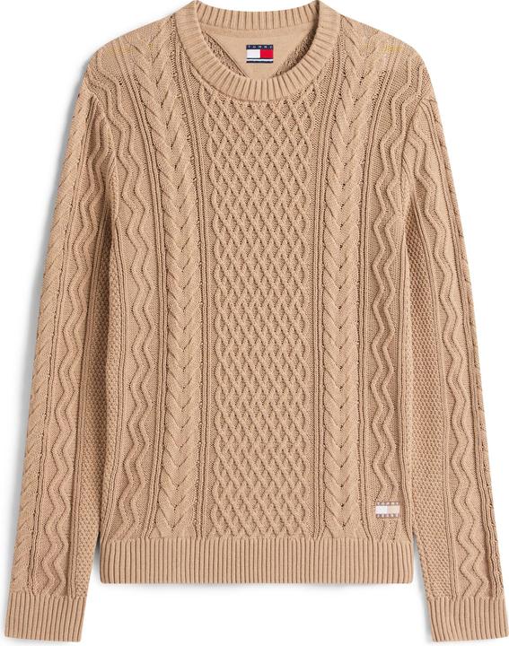 Produktbild Tommy Jeans Tjm Slm Badge Cable Knit Sweater (M)