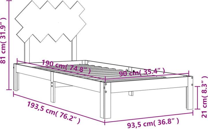 Image du produit VidaXL Reena (90 x 190 cm)