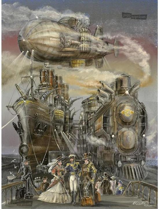 Immagine prodotto Pappnoptikum 2017 - La Grande Corsa a Vapore - Steampunk (Mini Calendario dell'Avvento)