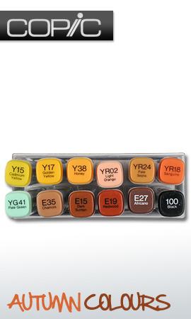 Produktbild Copic Herbstfarben (12x)