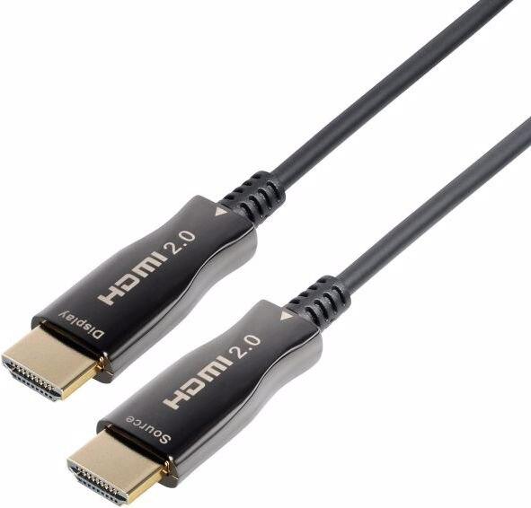 Transmedia Câble optique HDMI (100 m, HDMI)