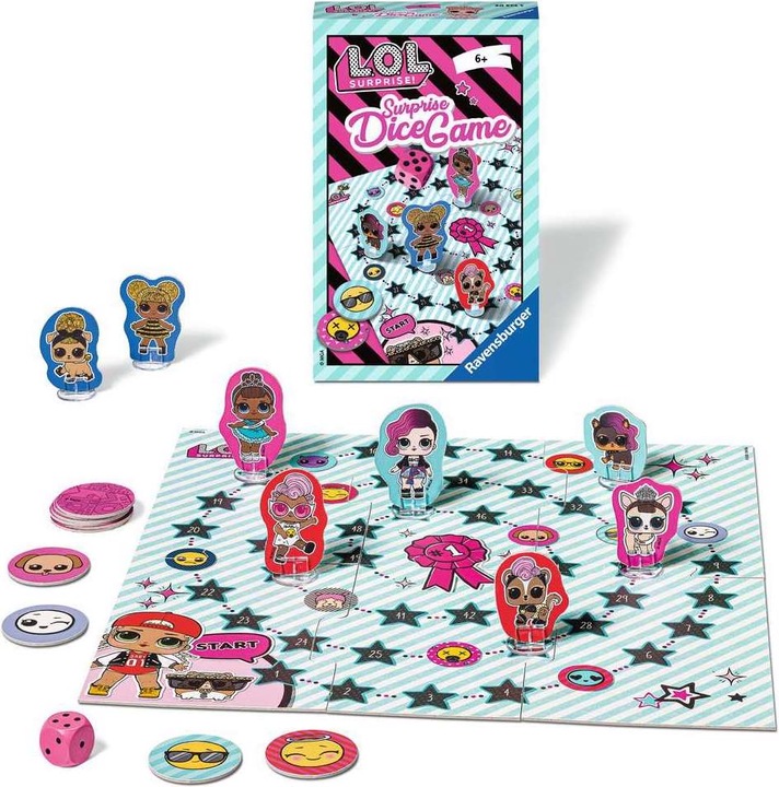 Produktbild Ravensburger L.O.L. Surprise Dice Game (Deutsch, Französisch, Italienisch, Englisch, Isländisch, Spanisch)