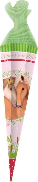 Actual product image School cone 85 cm horses (85 cm)