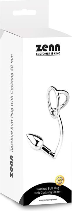 Image du produit Zenn Rosebud Butt Plug avec Cockring