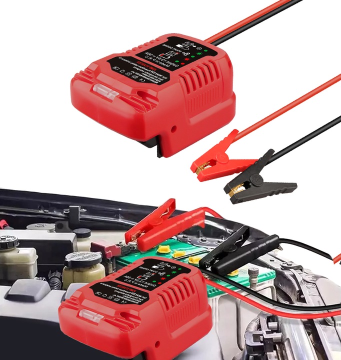 Actual product image NoName Emergency charger for 12V starter battery with your Worx 18-20V lithium battery (100 A)