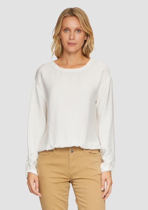 Produktbild S.Oliver Bluse Viskose-Bluse mit elastischem Saum (48)