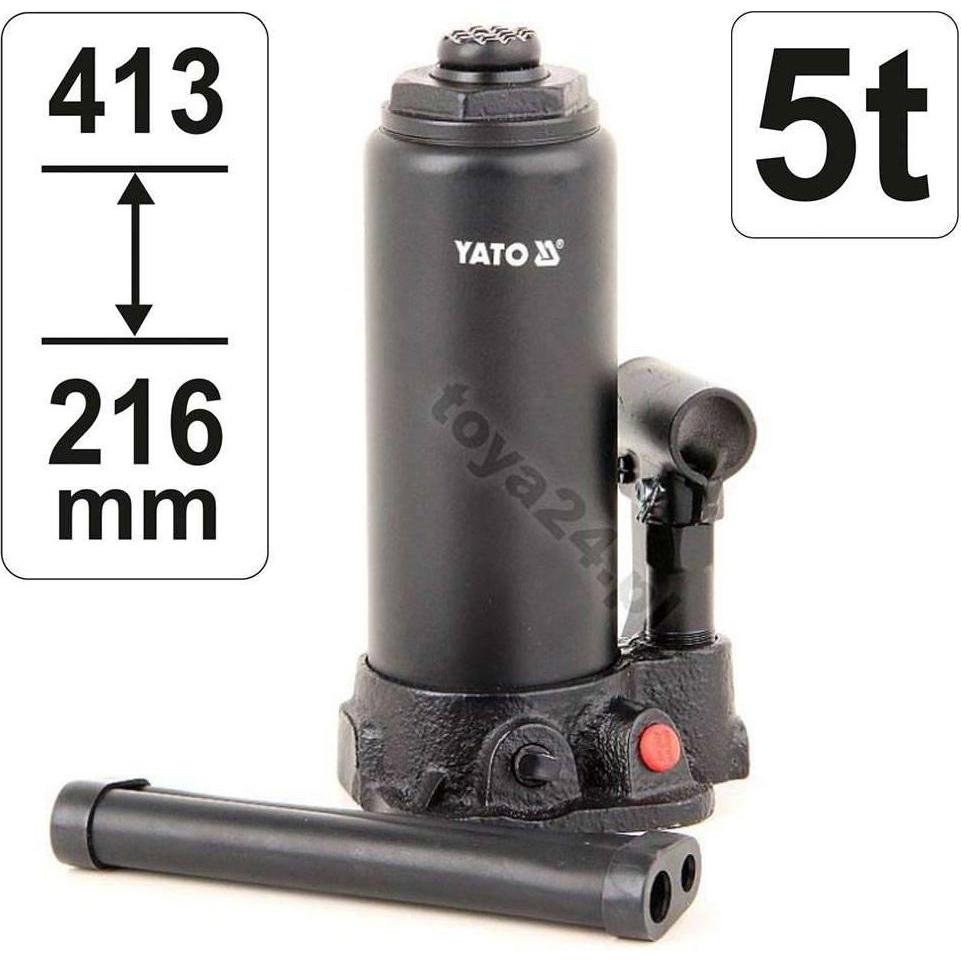 Thumbnail - Yato, Wagenheber, Profi Hydraulischer Stempelwagenheber YT-17002 bis 5 Tonnen