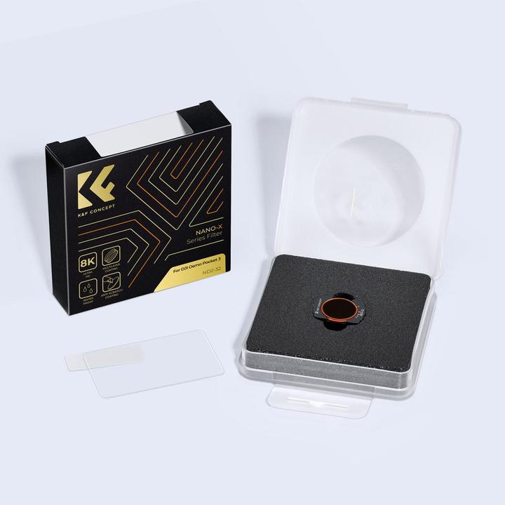 Image du produit K&F Concept Magnétique ND2-ND32, HD, revêtement vert antireflet, étanche et résistant aux rayures sur une face
