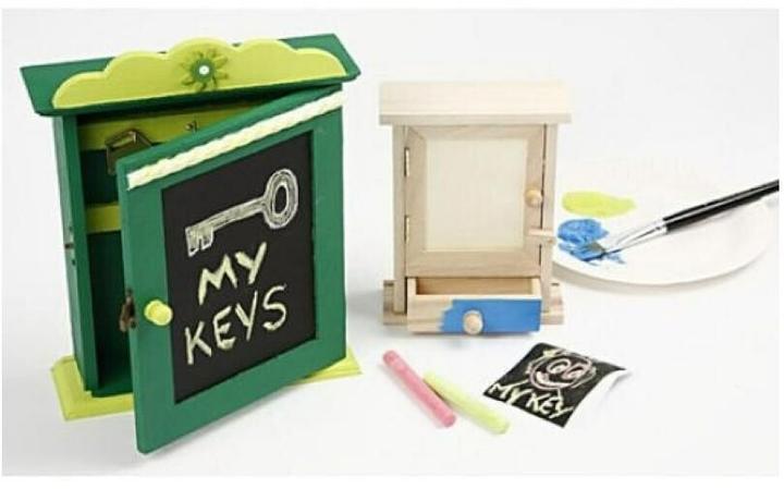 Image du produit Creativ Company Boîte à clés en bois (6 x 23 x 18,5 cm)