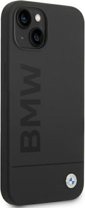 Image du produit BMW Étui BMHMP14MSLBLBK iPhone 14 Plus 6,7" czarny/black hardcase Silicone Signature Logo Magsafe (Apple iPhone 14 Plus)