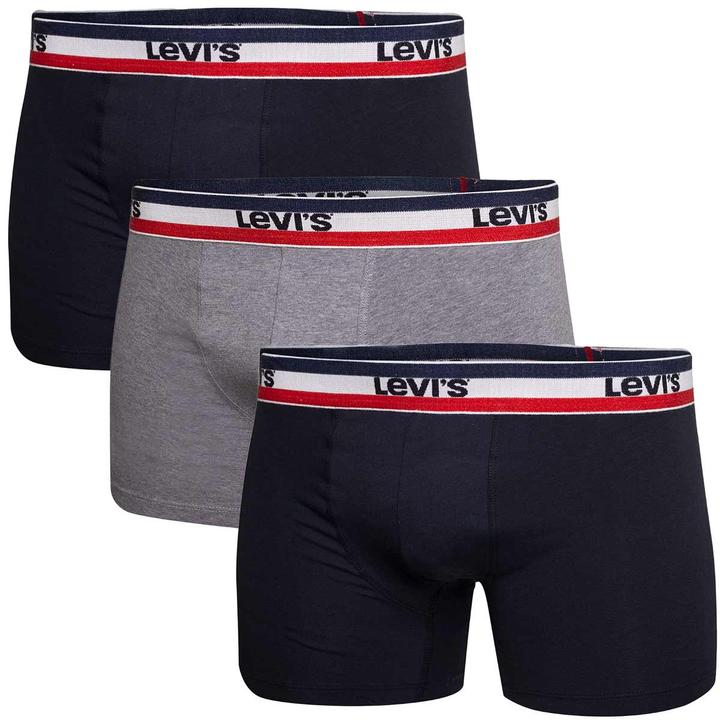 Actual product image Levis Boxer shorts Casual Stretch MEN SPRTSWR LOGO BOXER BRIEF 3P (L, pack of 3)