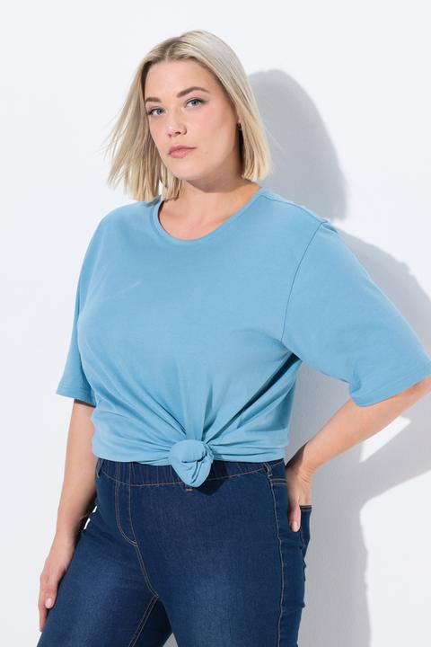 Produktbild Ulla Popken T-Shirt, Rundhalsausschnitt, Relaxed, Halbarm (58)