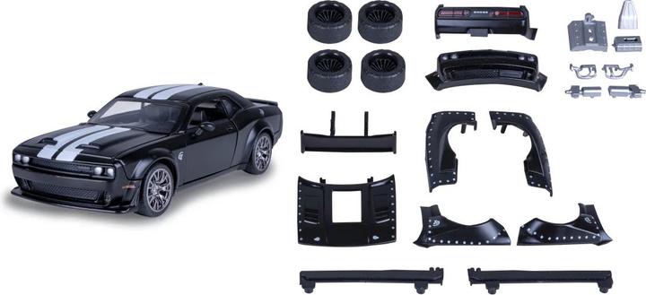 Actual product image Schwarz Kitchen Dodge Challenger SRT Jailbreak Diecast 1:36 schwarz 2in1