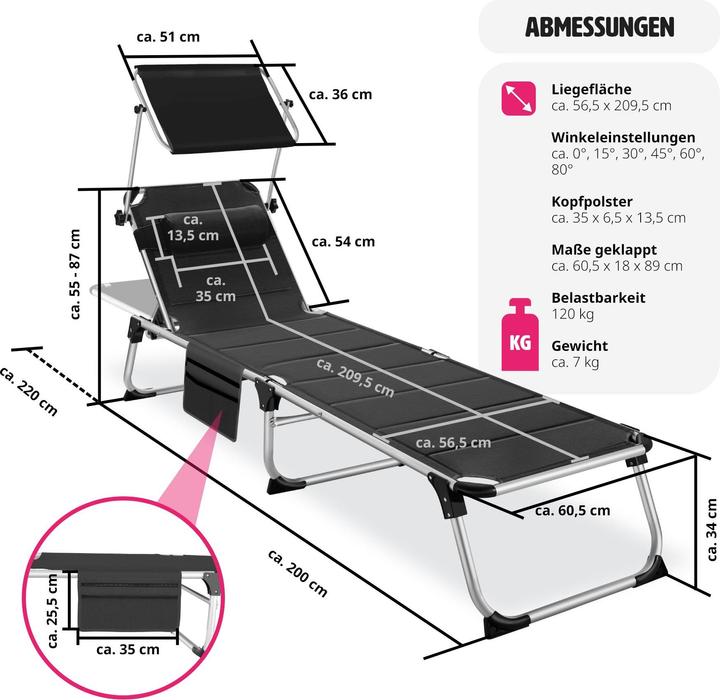 Produktbild tectake Lorella (200 cm)