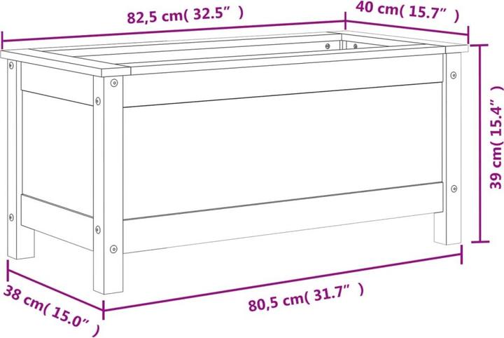 Produktbild vidaXL Pflanzkübel