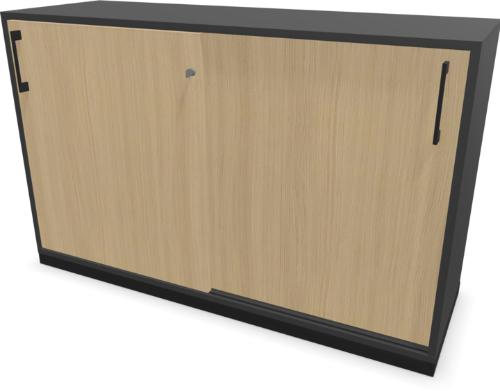 Black, Oak decor bleached, Dark grey