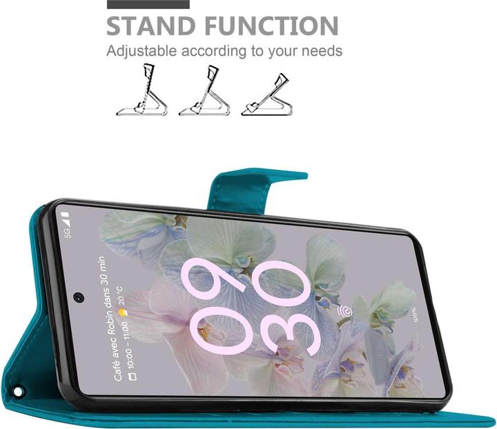 Actual product image Cadorabo Case for Apple iPhone 15 Flower Book (Apple iPhone 15)