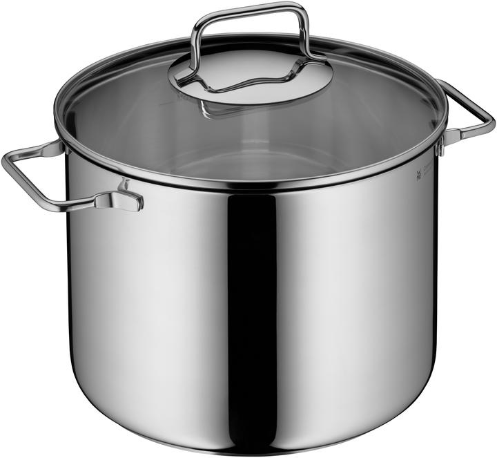 Produktbild WMF Spaghettitopf Pastatopf Nudeltopf Induktion Sieb 7,0l Edelstahl poliert (24 cm, Kochtopf, Edelstahl)