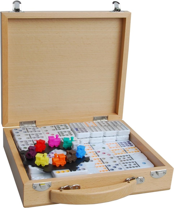 Actual product image Weible Mexican Train in a wooden case (French, German)