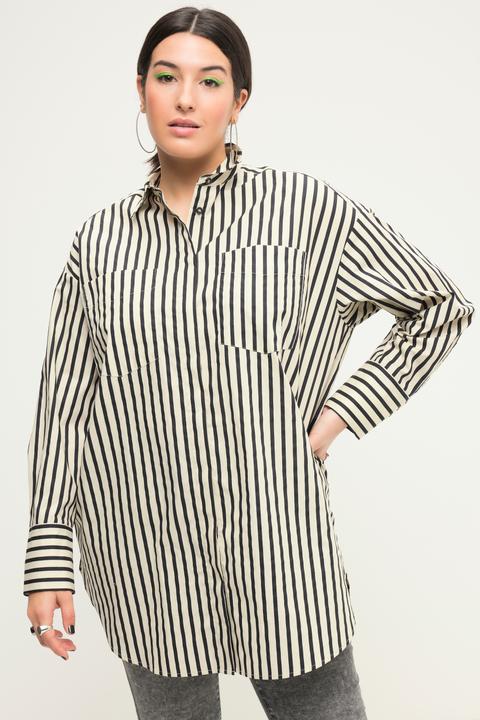 Produktbild Studio Untold Hemdbluse, oversized, Streifen, Langarm (42, 44)