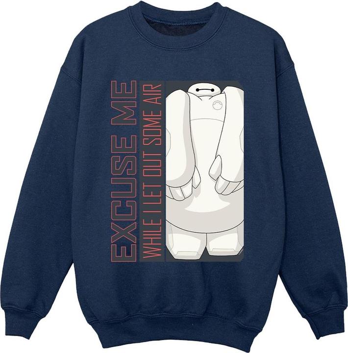 Produktbild Disney Big Hero 6 Baymax Excuse Me Some Air Sweatshirt Jungen (116)