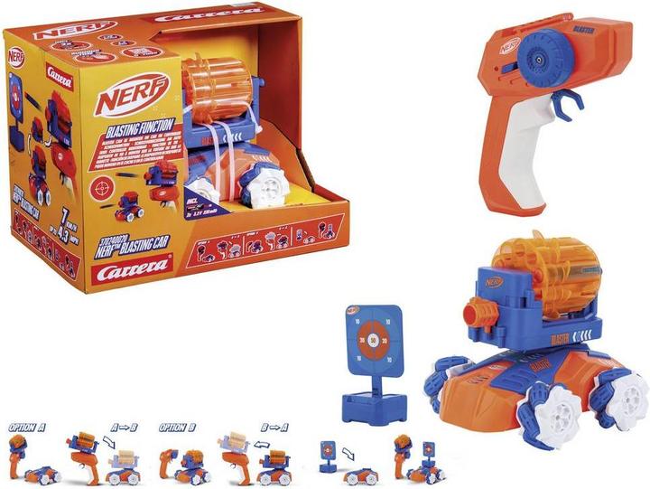 Actual product image Carrera Nerf Blasting Car