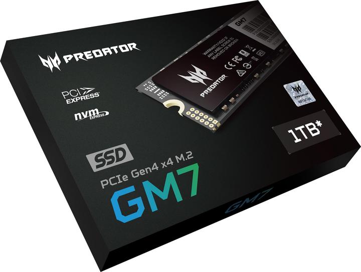Produktbild Acer Predator GM7 (1000 GB, M.2, M.2 2280)