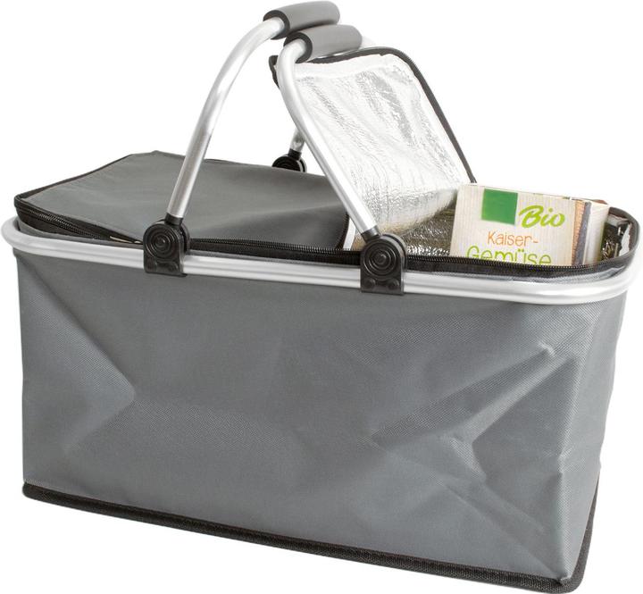 Immagine prodotto Cepewa Cestino termico, pieghevole, grigio, 30l (30 l)