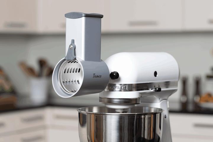 Immagine prodotto Tromco Set di accessori per grattugia con tamburo 1/2/3 (KitchenAid/Elektrolux/AEG)