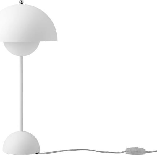 &Tradition Flowerpot VP3 Lampe de table Blanc mat (E27)