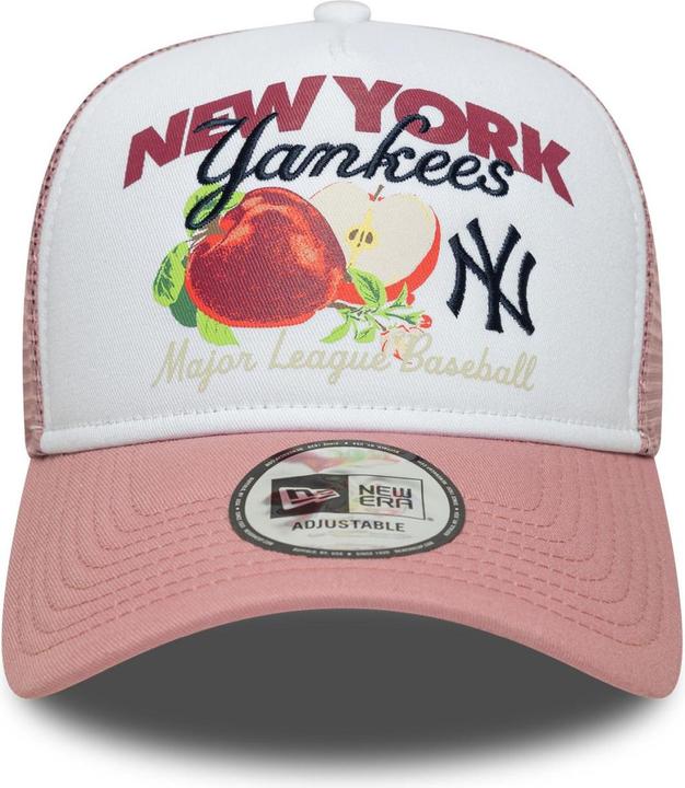 Actual product image New Era A-Frame Mesh Trucker Cap - Fruit New York Yankees