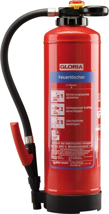 Gloria Water charge fire extinguisher (A)