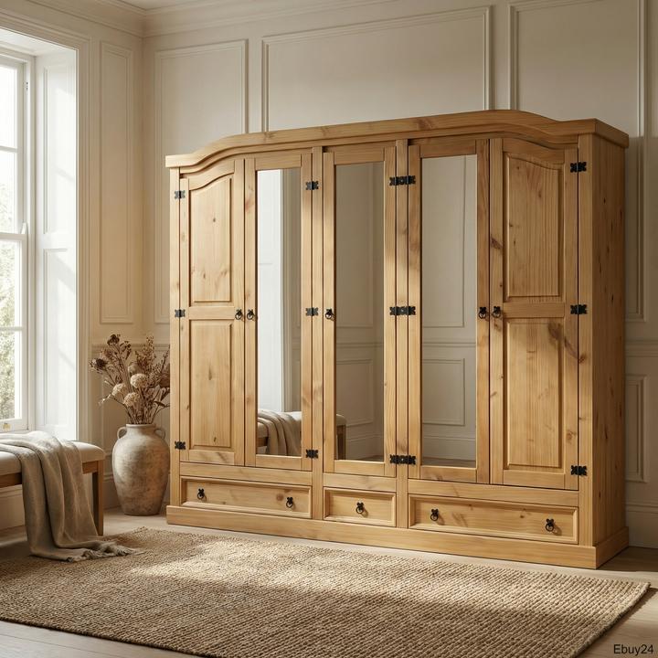 Produktbild Ebuy24 Kleiderschrank New Mexico (243 x 57 x 193 cm)