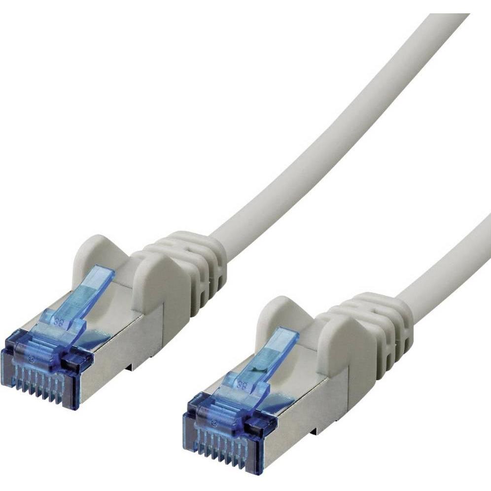 Abus TVAC40811 1 m CAT 6A S/FTP PIMF Patchkabel (S/FTP, CAT6a, 1 m), Netzwerkkabel