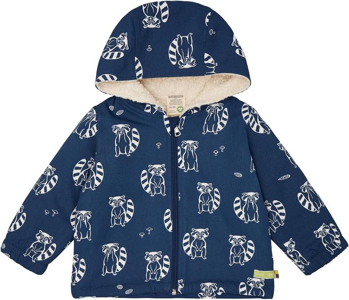 Produktbild loud + proud Wasserabweisende Jacke mit Teddyfutter (74, 80)