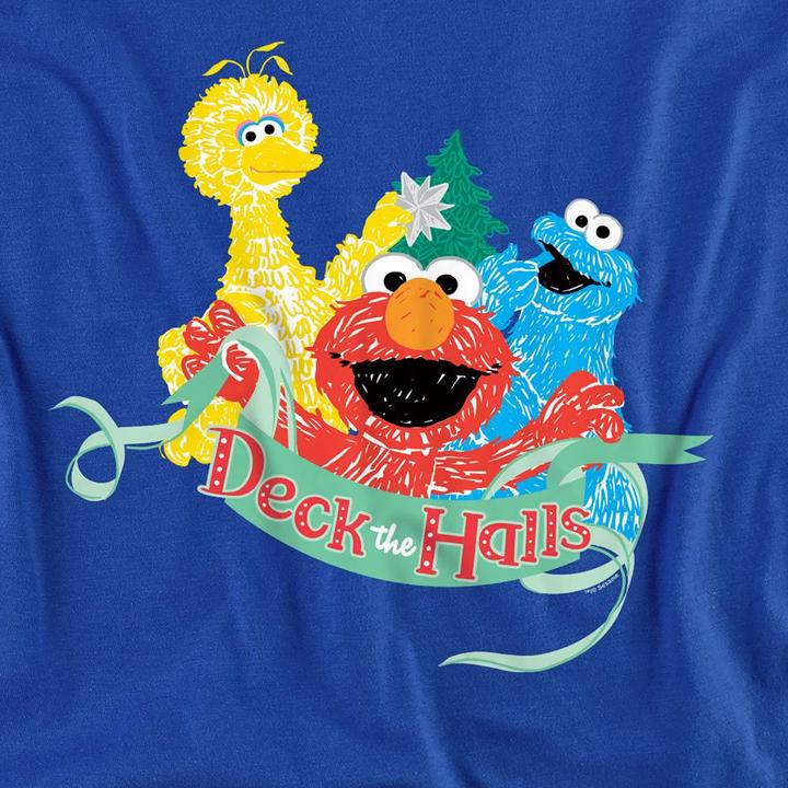 Produktbild Deck The Halls Sweatshirt weihnachtliches Design (L)
