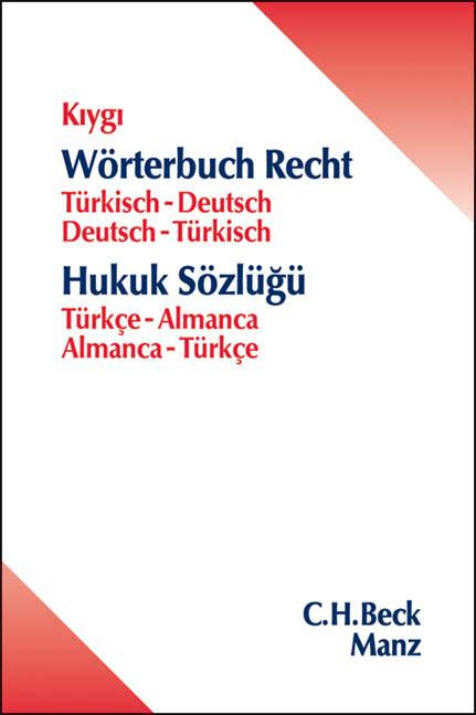 Actual product image Law dictionary (German, Osman Nazim Kiygi, 2009)