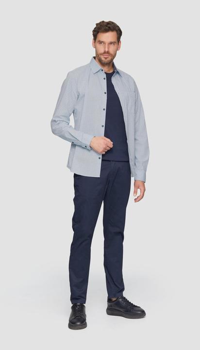 Immagine prodotto s.Oliver Hemd Slim Fit: Gemustertes Hemd mit Kentkragen (S)