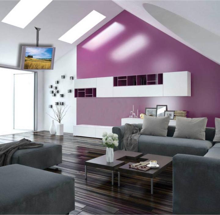 Image du produit Techly Support long pour plafond télescopique (Plafond)