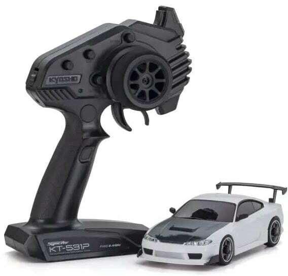 Immagine prodotto Kyosho Mini-Z MA020 Nissan Silvia S15 GT 1:27, Bianco, ARTR (ARR Quasi lettura a corredo)