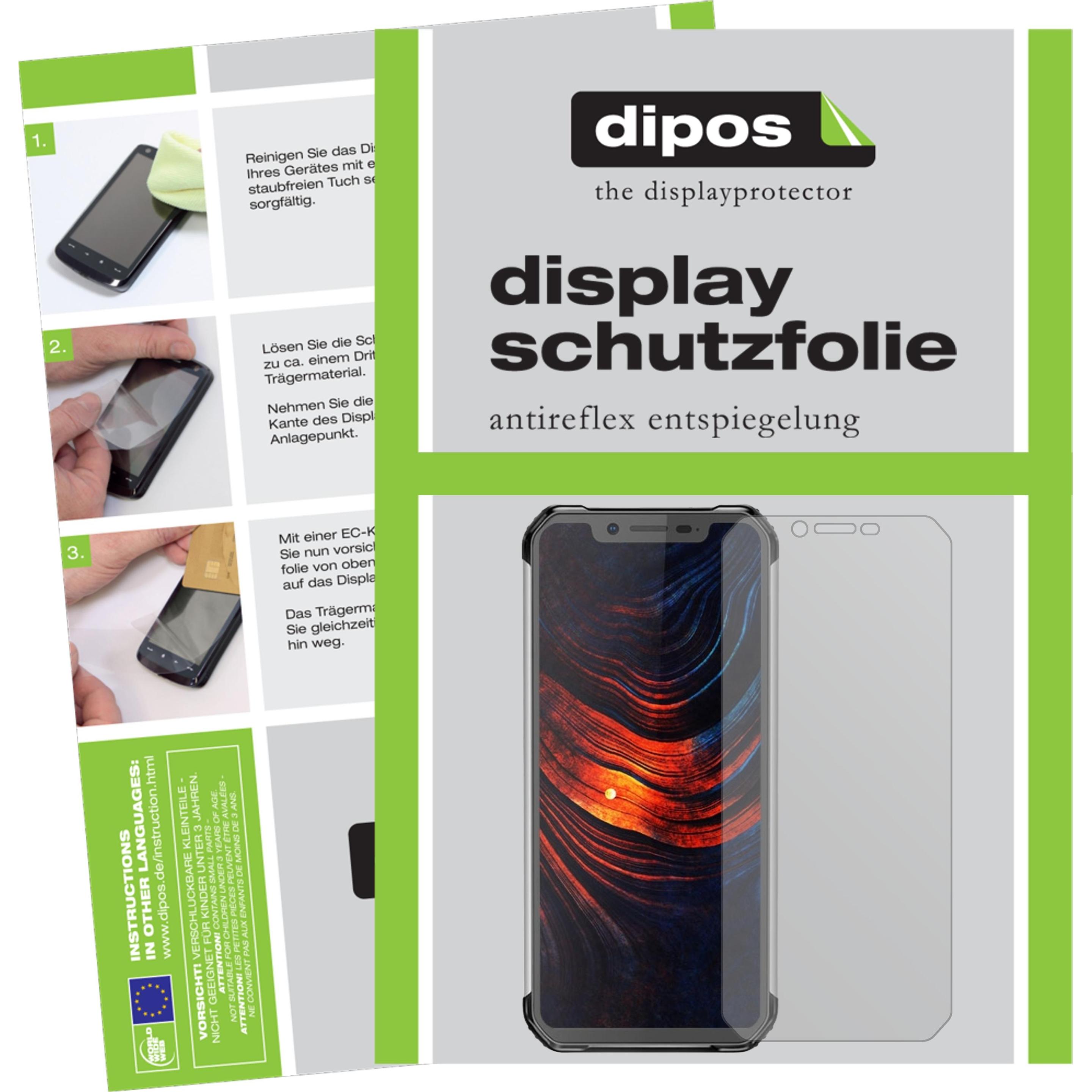 Dipos Displayschutzfolie Antireflex (5 Stück, Blackview BV9600 Plus), Smartphone Schutzfolie, Transparent