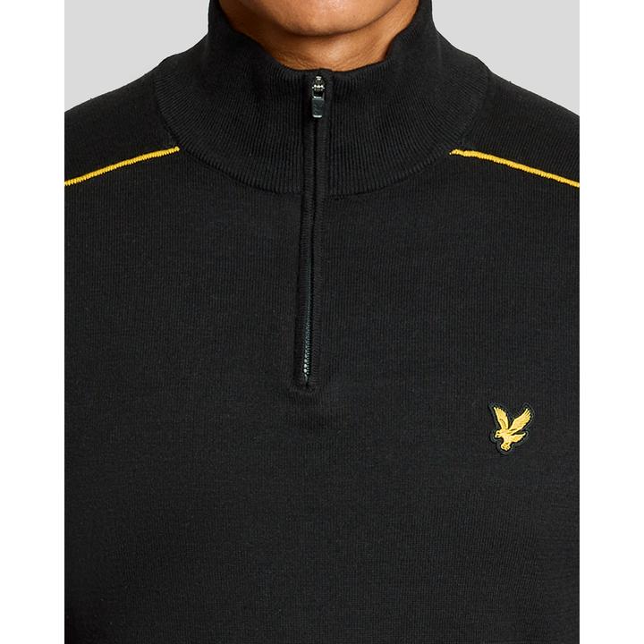 Produktbild Lyle and Scott Pull mit 1/4 Reissverschluss und Rand (XXL)