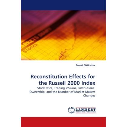 Reconstitution Effects for the Russell 2000 Index, Fachbücher