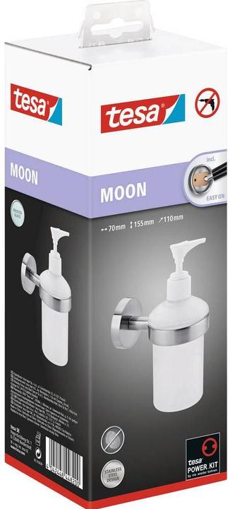 Actual product image tesa MOON soap dispenser incl. adhesive solution without drilling