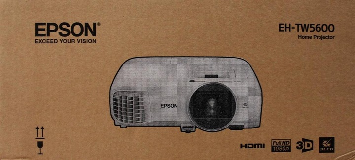 Actual product image Epson Eh-Tw5600 (Full HD, 2500 lm, 1.33 - 2.16:1)
