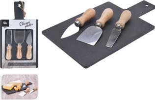 Actual product image Lipo Cheese knife and cheese board set