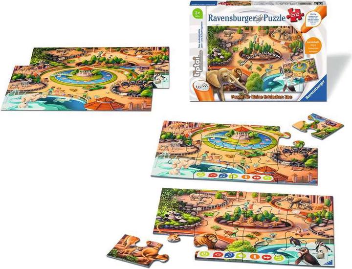 Produktbild tiptoi Puzzle für kleine Entdecker: Zoo (12 Teile)